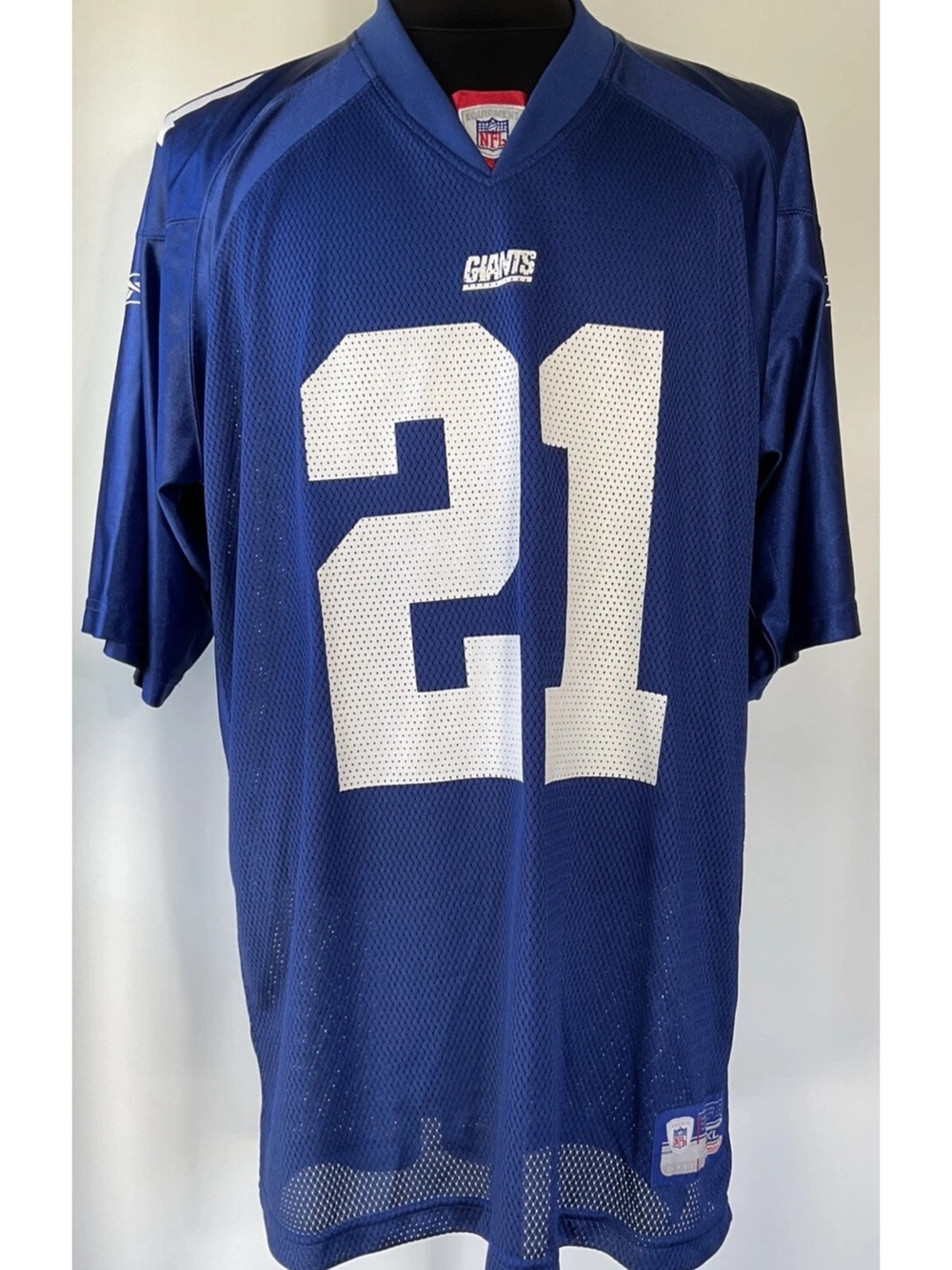 Reebok New York Giants Tiki Barber #21 Jersey Youth Size Large